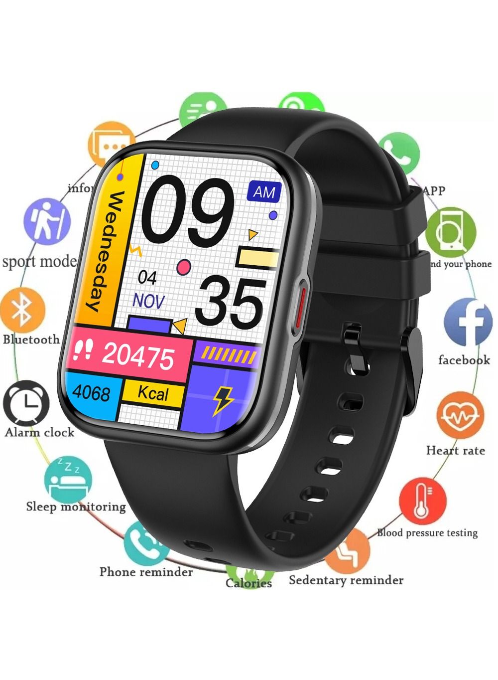 Compare Sports Mens Smartwatch Fitness Tracker Waterproof Smart Watch for Men Women, Heart Rate Monitor, Bluetooth Calls at KSA Price