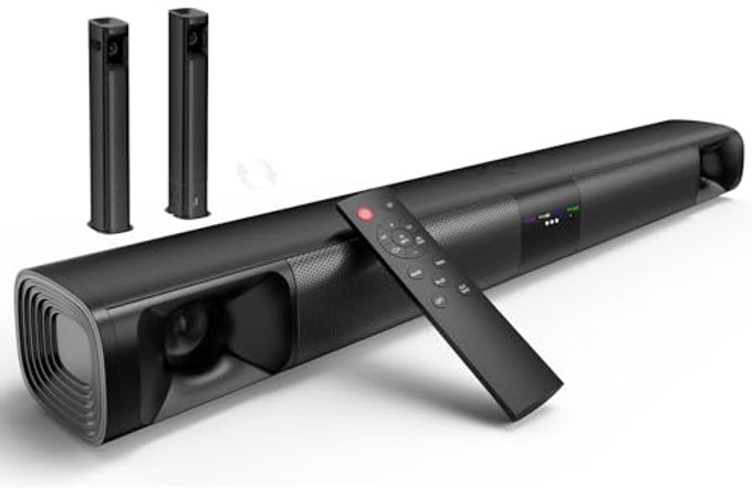 Sound Bar For Smart Tv, 80W 2.0 Channel…