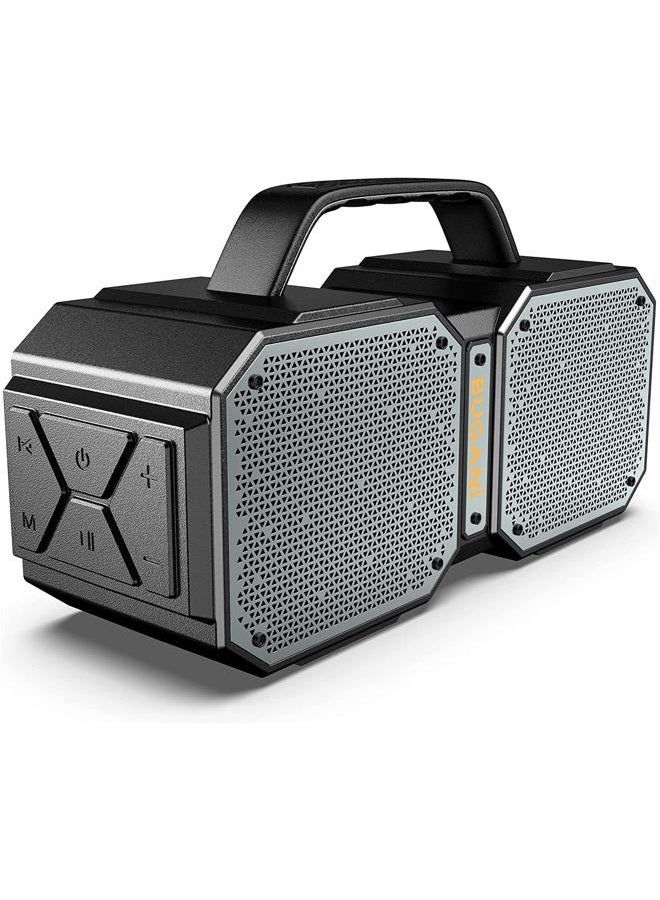 Compare Shock Bluetooth Speaker, Portable Bluetooth 5.3, Waterproof, 60W Super Power, Outdoor Speaker, BlackNew Model at KSA Price