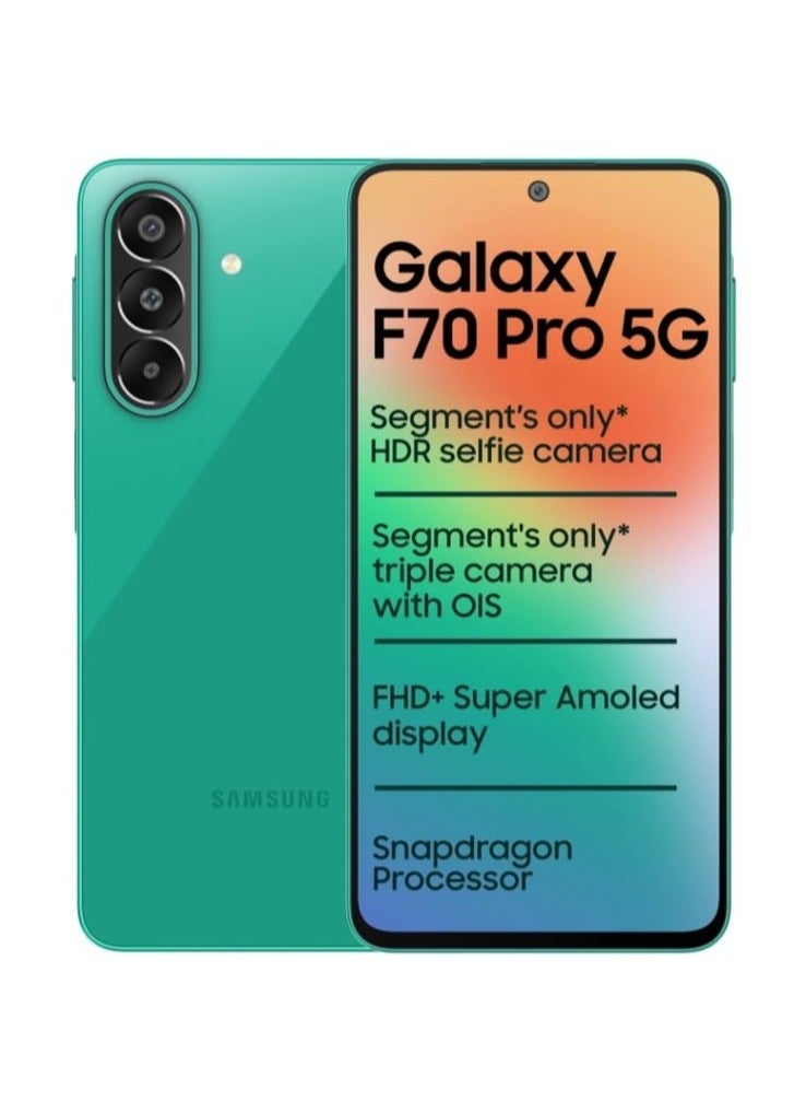 Samsung Galaxy F70 Pro 5G (Alpha Green, 128…