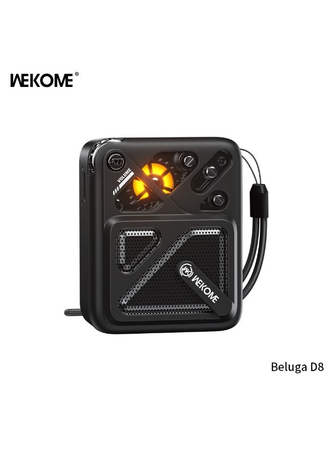 Compare WEKOME Beluga D8 Portable Wireless Bluetooth Speaker with Deep Bass & Volume Control at KSA Price