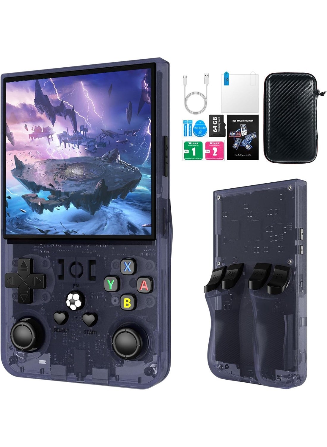 2025 New R36MAX Retro Handheld Game Console, 4.0…