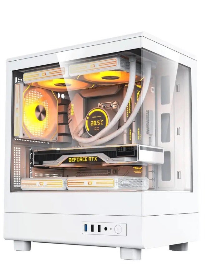 Compare HighPerformance PC Gaming Desktop | Intel i5 12th Gen | ASUS RTX3050 | 16GB RGB RAM, 500GB NVMe SSD With Gamdias GL240 Liquid Cooler White at KSA Price