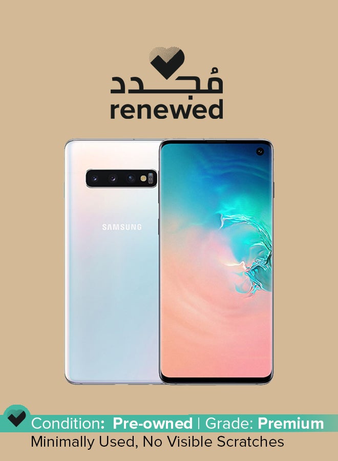 Compare Renewed  Galaxy S10 Prism White 8GB RAM 128GB 4G LTE at KSA Price