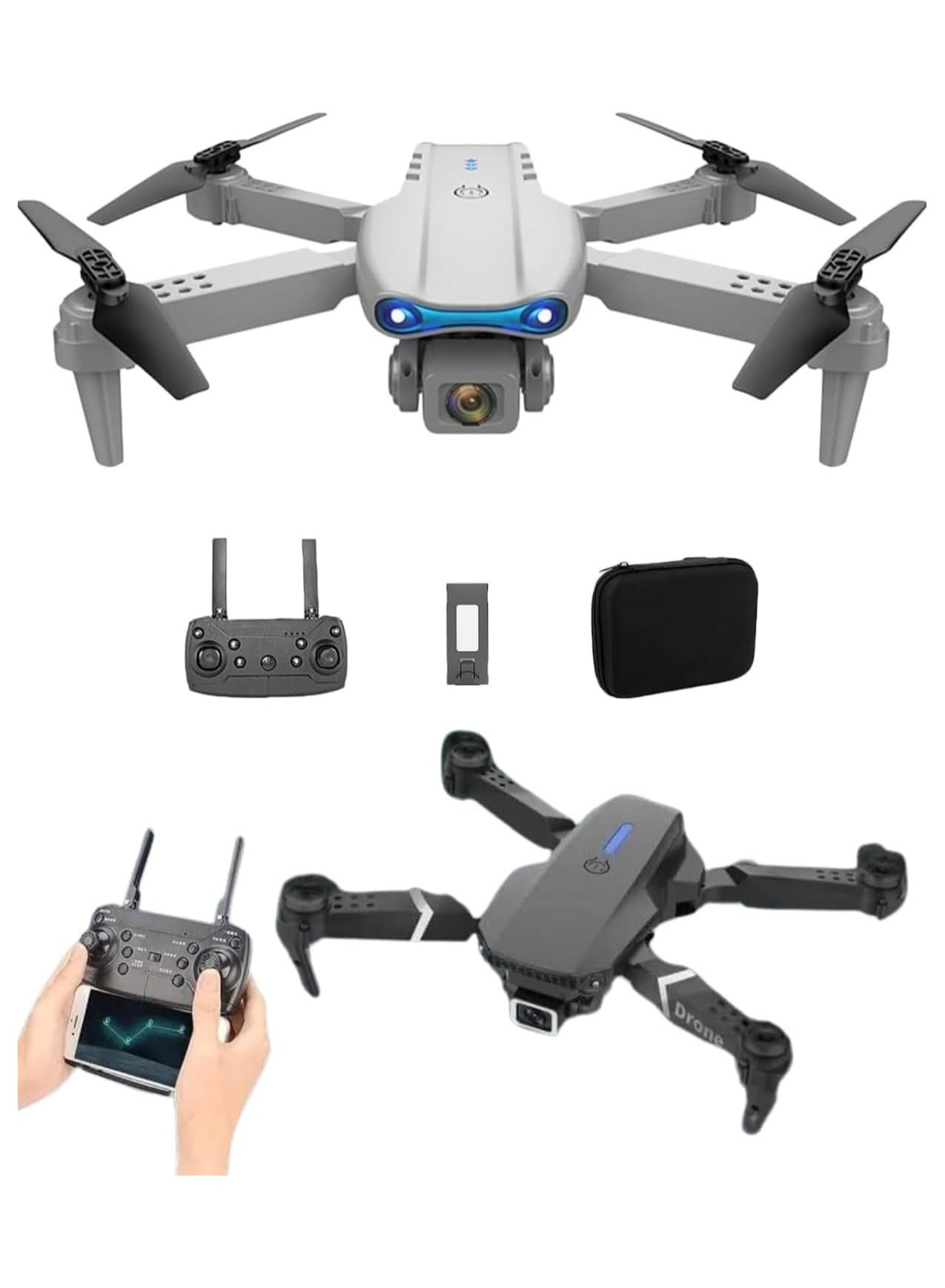 E99 PRO Drone with 4K HD Dual Camera,…