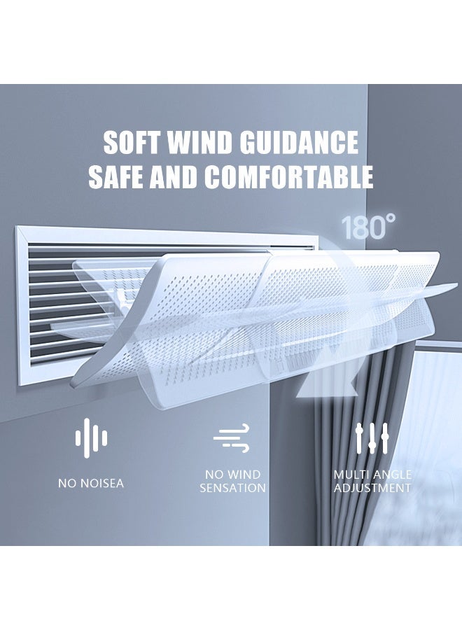 Central Air Conditioner Deflector, Adjustable AC…