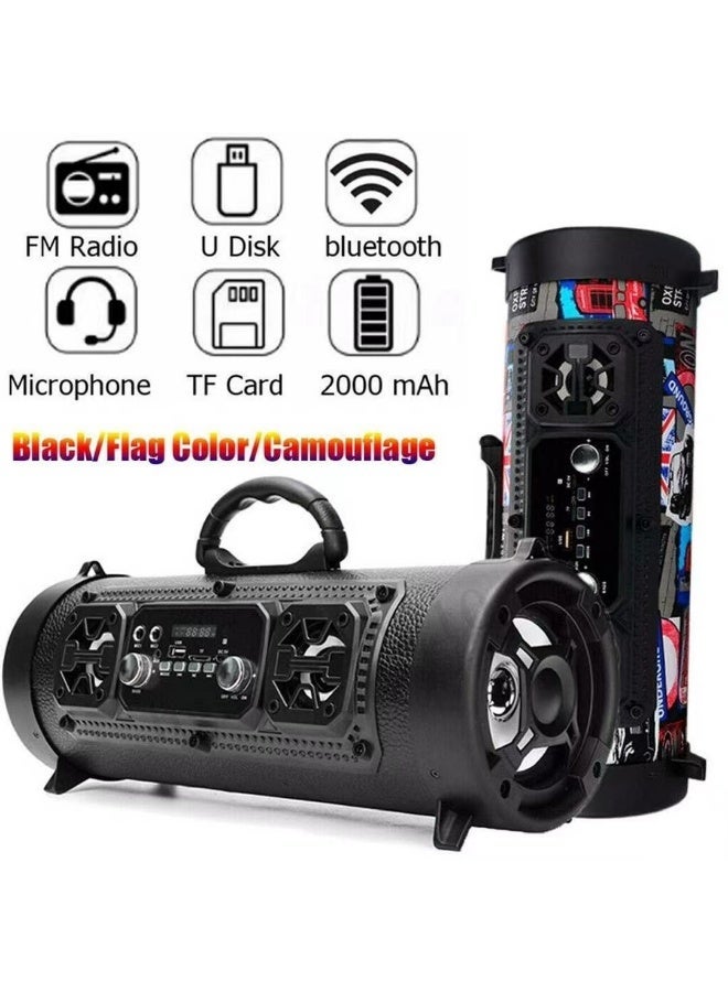Compare Outdoor Speaker with 80W Booming Sound, 20H Playtime, IP67 Waterproof and Dustproof, TypeC, Custom EQ, Bluetooth 5.3, Portable Bluetooth Speaker For Outdoors, Camping at KSA Price