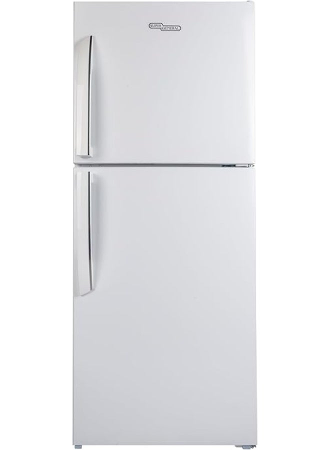 Compare Super General 255 Liters Top Mount Refrigerator Freezer SGR255E, No Frost, 182 Liters Net Capacity, Reversible Door, Electronic Temperature Control SGR255E white at KSA Price