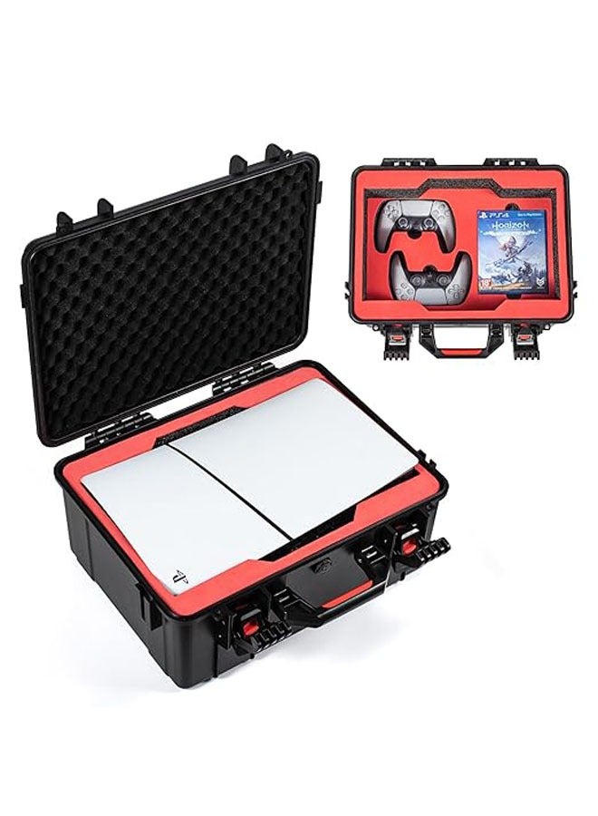 Compare 2023 Hardshell Suitcase Waterproof suitcase for PlayStation 5 consoles slim, controllers and accessories not for PS5 consoles 2020 at KSA Price