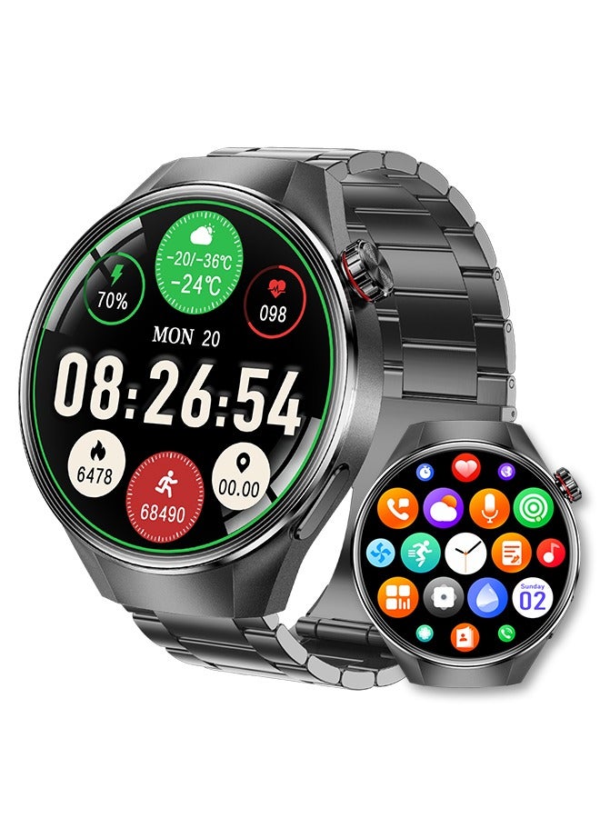 Compare Smart Watches for Men with Bluetooth Call, 1.75 AMOLED Waterproof Smartwatch, 100+ Sport Modes, 400mAh Heart RateSleep Monitor Fitness Tracker for Android iOS at KSA Price