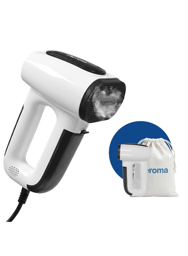 Compare Jeroma LuftPro Handheld Garment Steamer | 2in1 Steam Iron & Clothes Steamer for Home Travel | 2500Pa Suction, Fast 30s HeatUp, 2 Detachable Water Tanks, FabricSafe Temperature | 220240V at KSA Price