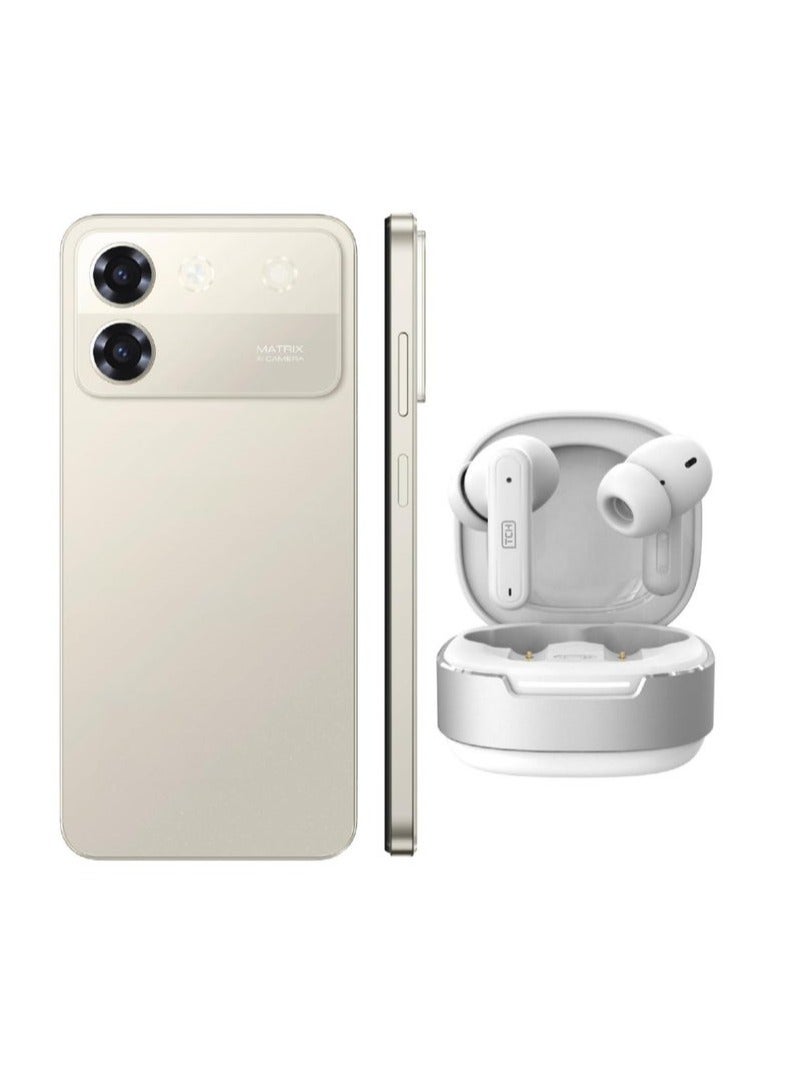 TCH One Pro Gold Smartphone 6GB+6GB RAM…