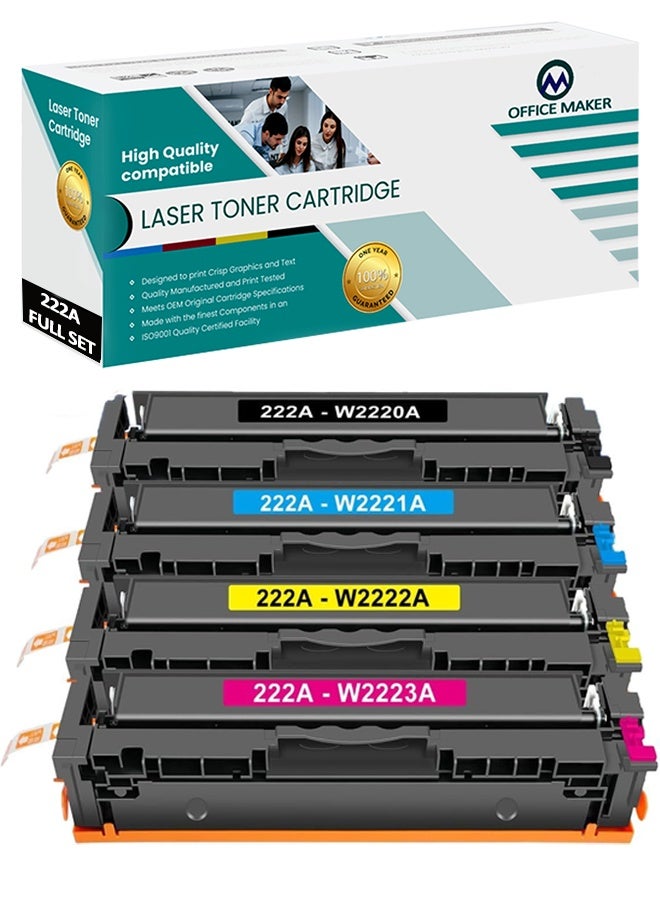 222A Full Combo Set This Compatible toner cartridge…