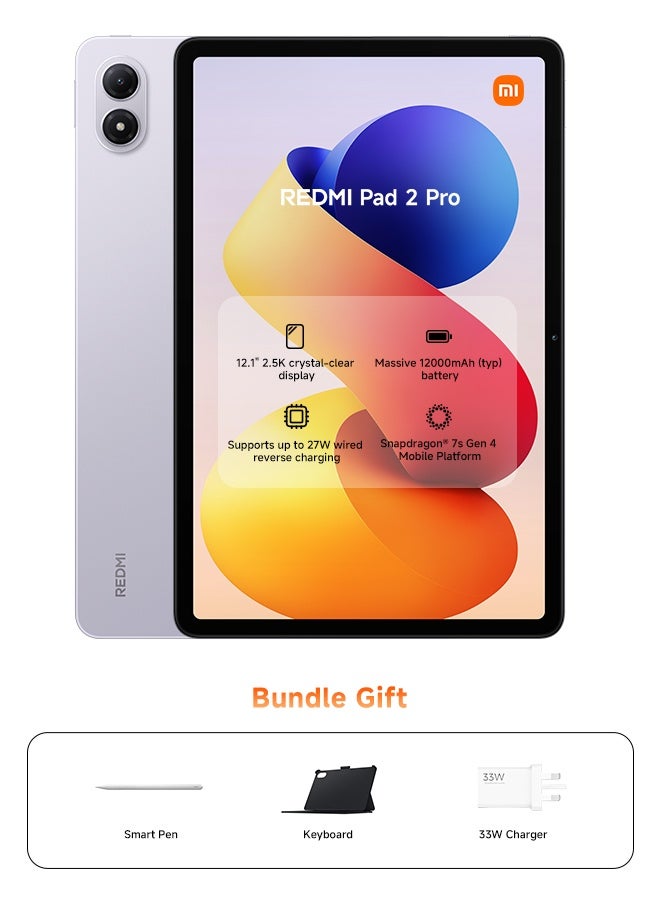 REDMI Pad 2 Pro 12.1-inch Tablet Lavender…