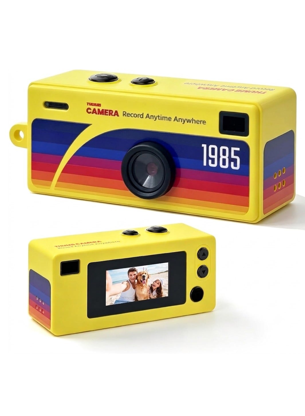 Mini Digital Camera, 1080P HD with 130° Wide Angle…