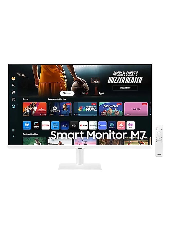 Compare 32 inch M7 M70D Smart Monitor 4K UHD VA Display, 60Hz Refresh Rate, 4ms GtG Response Time, WiFi 5 & BT 5.2 Connectivity, BuiltIn Speakers, Tizen Operating System | LS32DM703UMXUE White at KSA Price