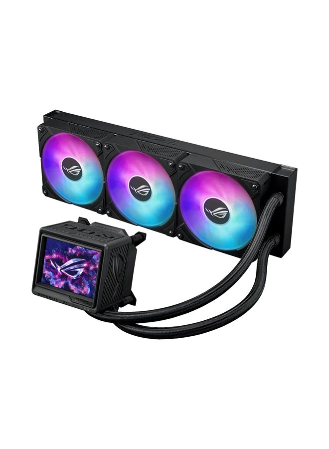 Compare ROG Ryujin III 360 ARGB Extreme Liquid CPU Cooler, 360mm Radiator, Customizable ARGB Lighting, HighPerformance Asetek Pump, Dual 120mm PWM Fans for Optimal Airflow, Enhanced Cooling Efficiency, Integrated Fan Control with ASUS A at KSA Price