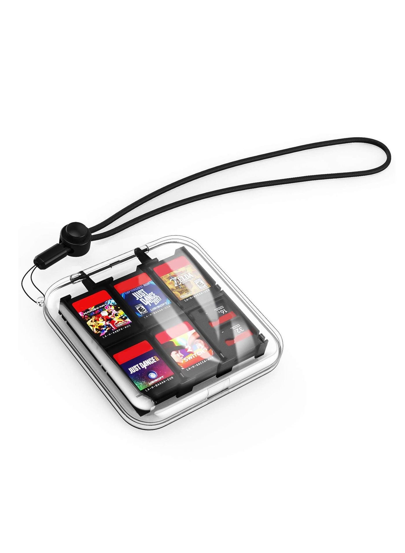 Game Card Case, Portable Game Card Storage Box…