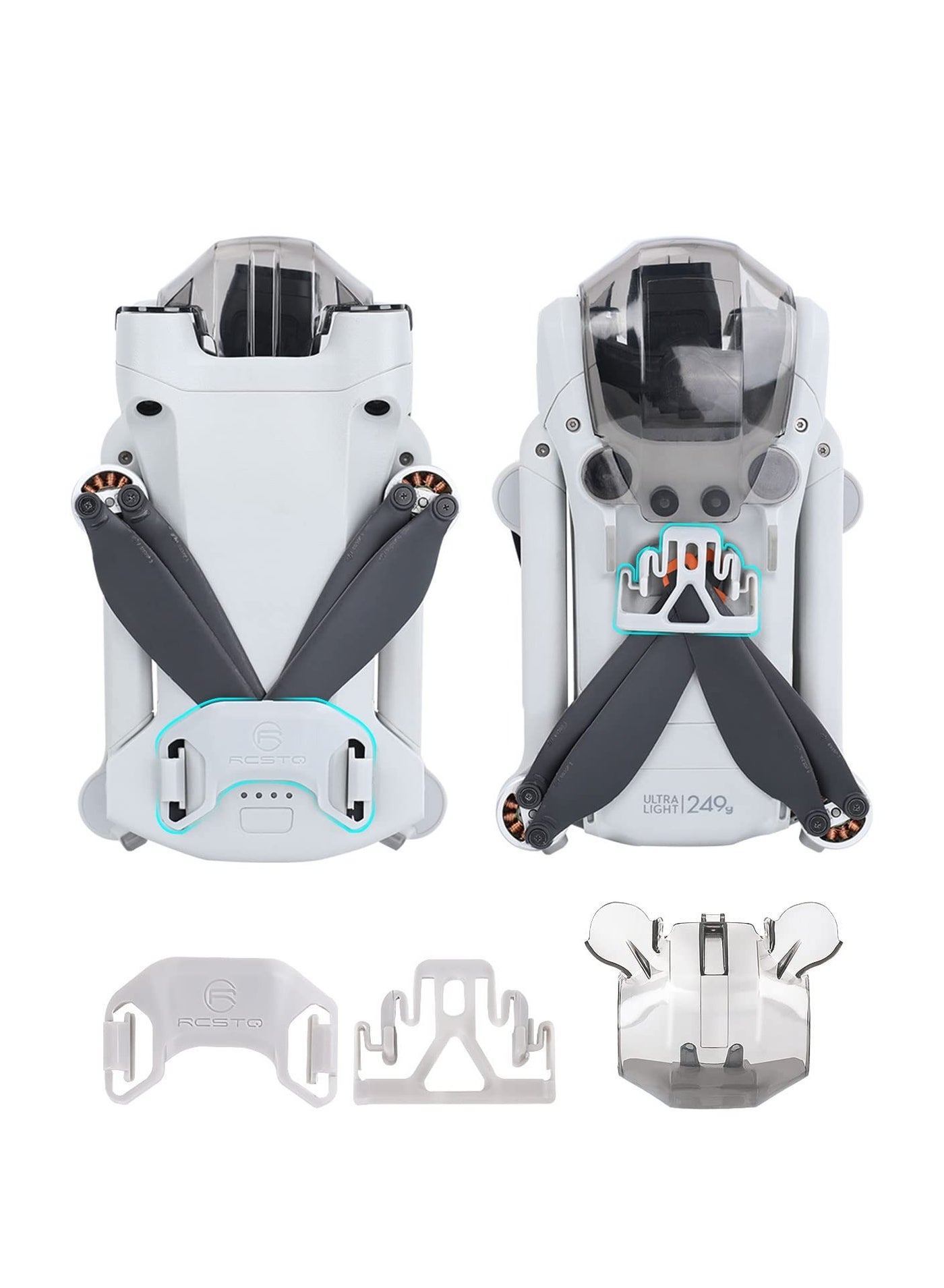 Compare Propellers Holder Guard Prop Blade Stabilizer Compatible with DJI Mini 3 Pro & Gimbal Cover Lens Protector Hood for DJI Mini 3 Pro Accessories at KSA Price