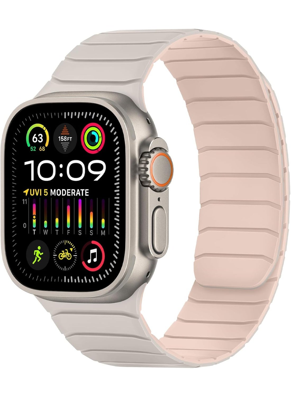 Magnetic Silicone Bands Compatible with Apple Watch…