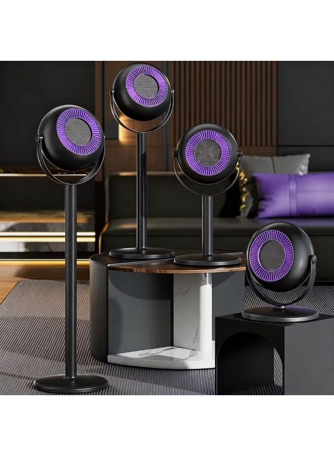 Compare Adjustable Height Floor Standing Fan Heater with European Plug, Portable Electric Space Heater, Silent Air Circulation Heating Fan, Non Rechargeable Home Heater for Bedroom Office Living Room, Modern White Design, Ideal for Autumn Wint at KSA Price