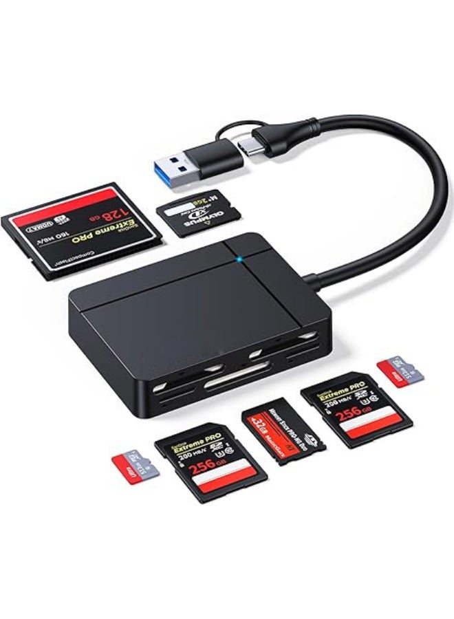 USB C USB3.0 Multi SD Card Reader, 7 in1…