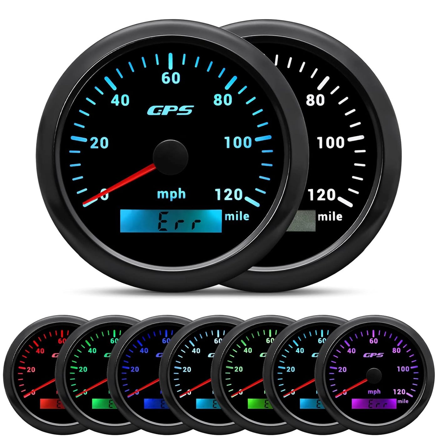 Compare ARTILAURA GPS Speedometer with 7 Color Backlight at KSA Price