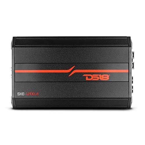 Compare DS18 SXE1200.4BK Car Amplifier Stereo FullRange Class AB 4Channel 60x4 RMS @4 OHM 1200 Watts  Powerful and Compact Amp for Speakers in Car Audio System at KSA Price