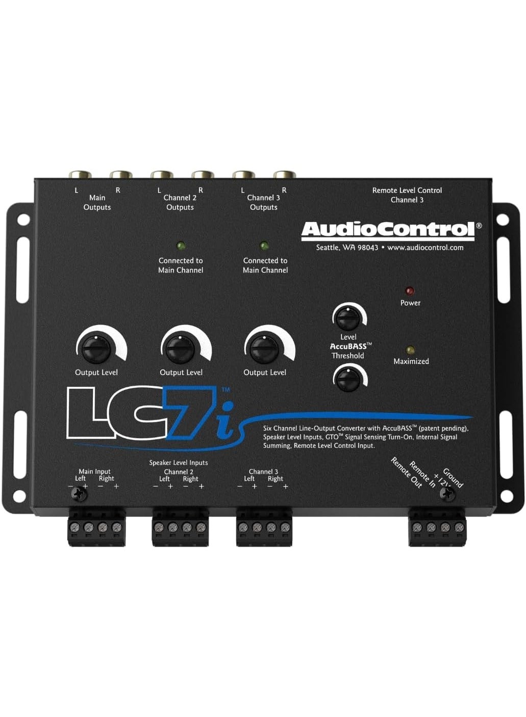 Compare LC7i Black 6Channel Line Output Converter with Bass Restoration at KSA Price
