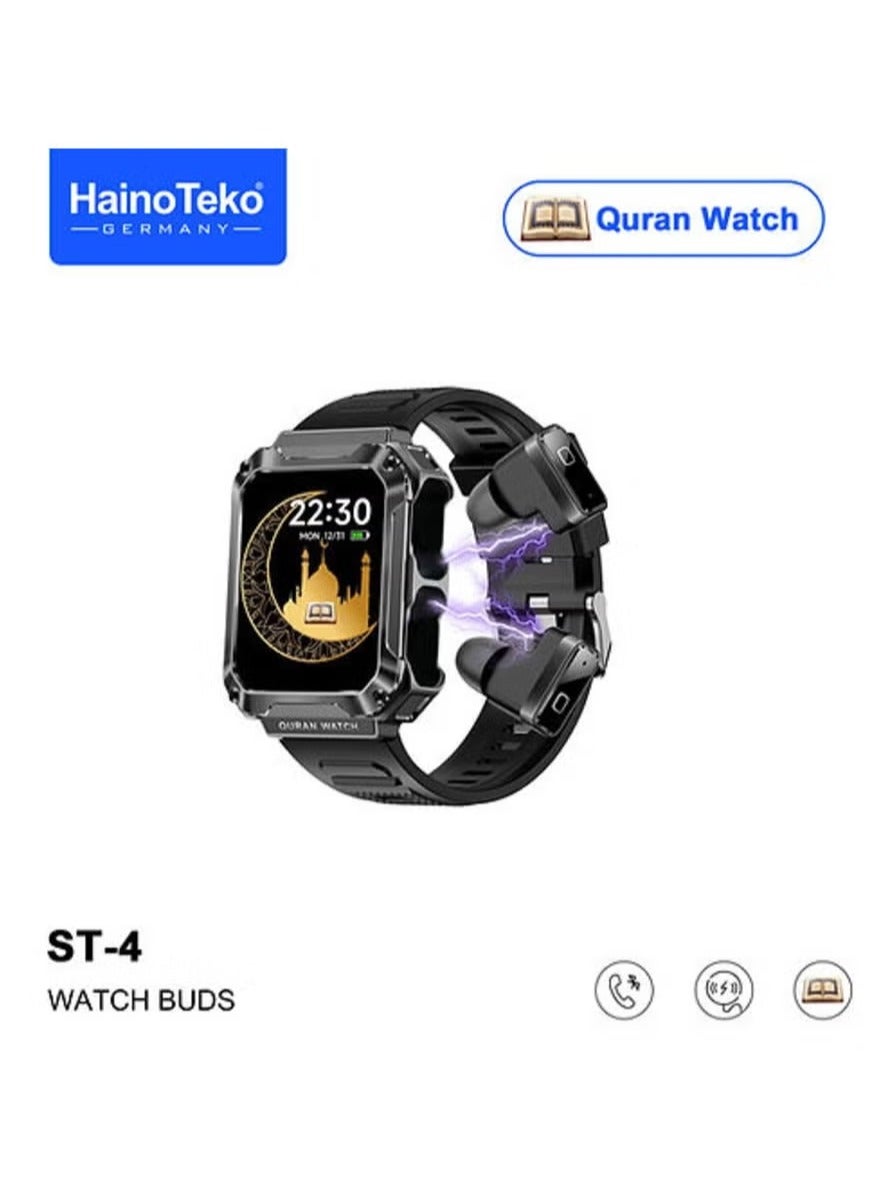 ST4 Smart Watch with Quran (Full 114 Chapters)…