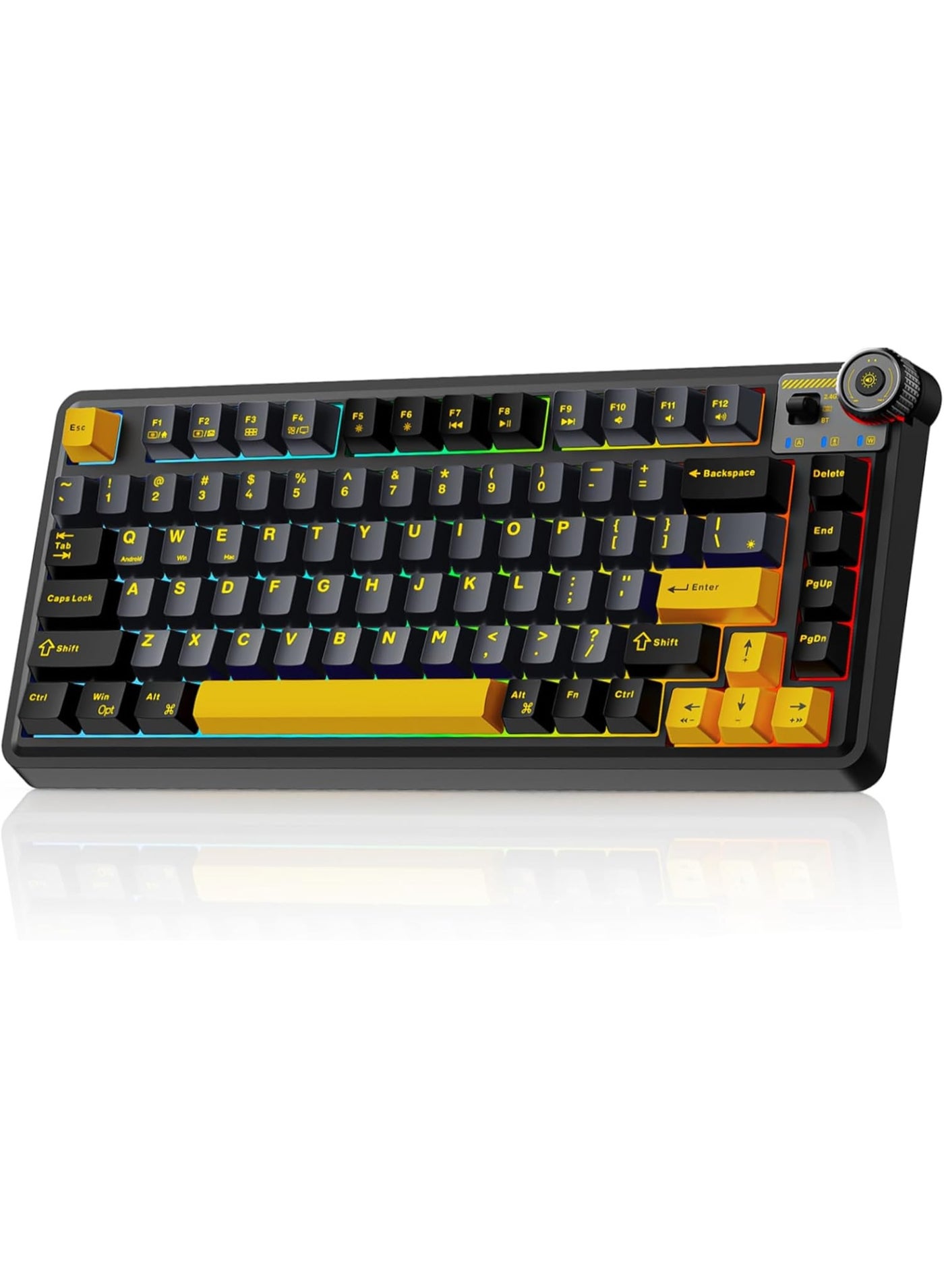 AU75 Wireless Tri-Mode Mechanical Keyboard 75% Compact…