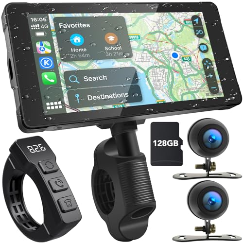 LBW Premium Motorcycle Dash Cam DVR: Wireless…