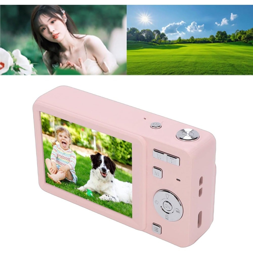 Compare Digital Camera, 64MP HD Autofocus 4K Retro Sliding Camera, 16X Digital Zoom CCD Cameras with 2.8 Inch Screen for Teens Adult Beginner at KSA Price
