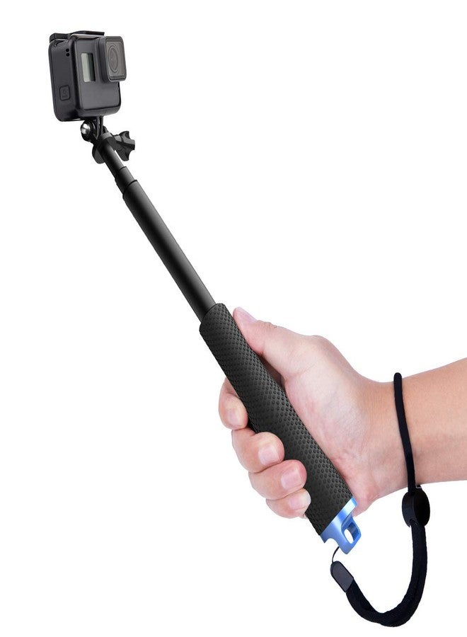 Compare Yantralay Waterproof Monopod Selfie Stick for Action Cameras 19 inch Compatible with Hero 1312111098765, SJCAM, Eken, Yi & More  Extendable Hand Grip, Twist Lock at KSA Price