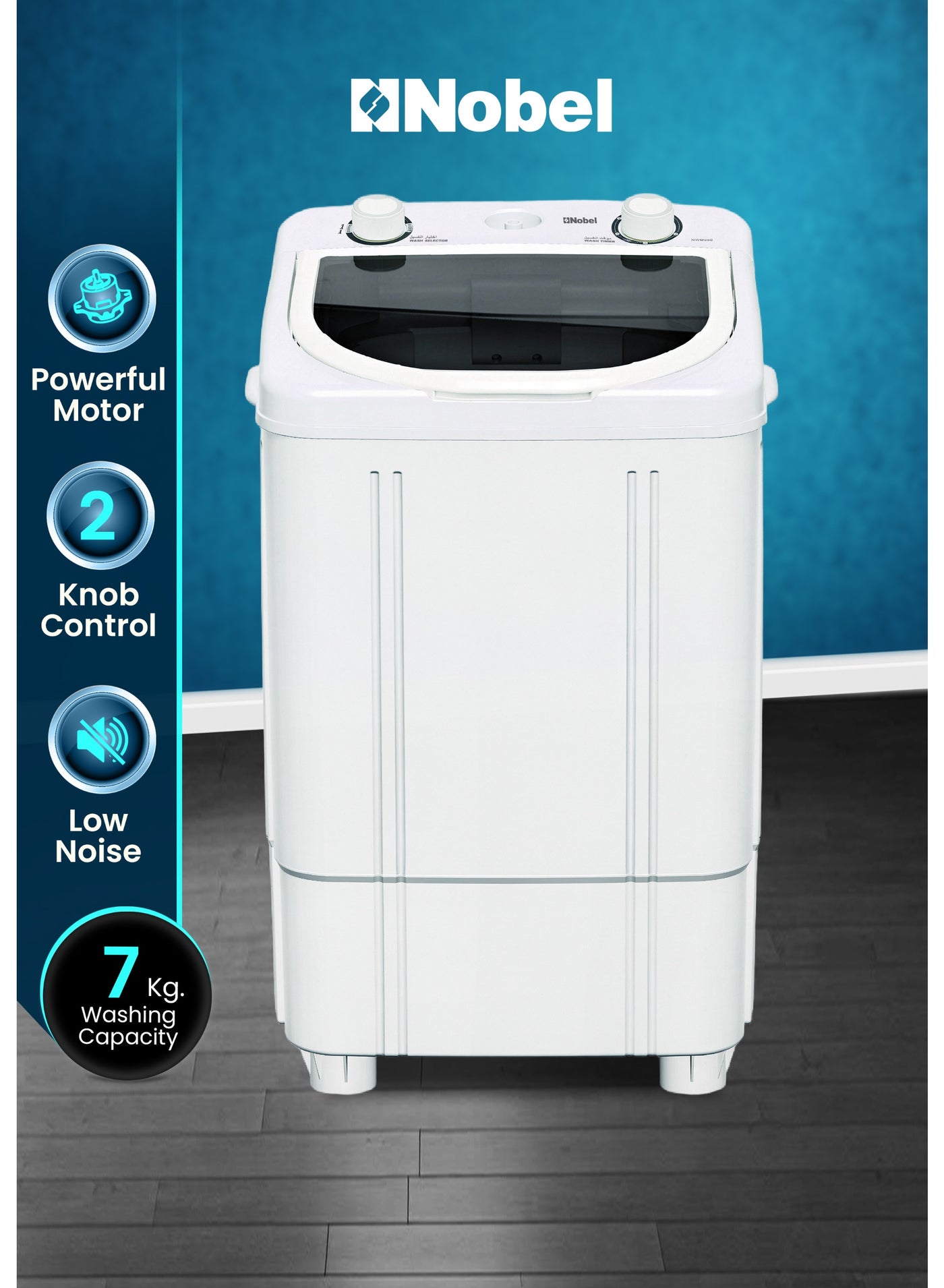 7KG Semi Automatic Washing Machine Single Tub…