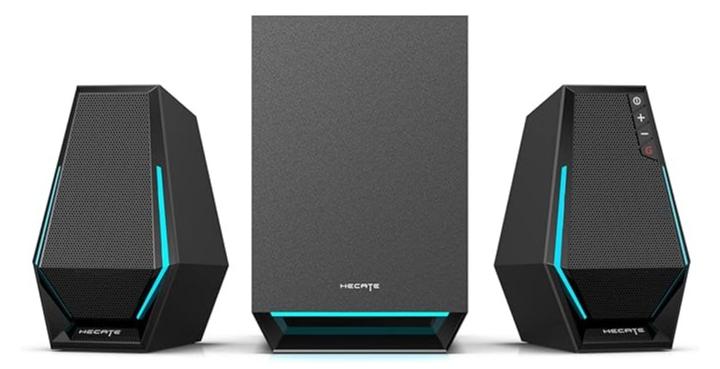 Compare Edifier G1500 MAX 2.1 Computer Speakers System, 60W Hecate Gaming Speakers with Subwoofer, RGB Light, Bluetooth 5.3, USB, TypeC, 3.5mm AUX Input, Black at KSA Price