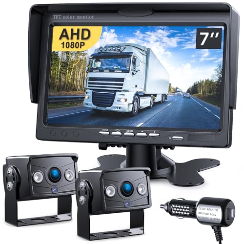 DVKNM Upgrade Dual Backup Camera Monitor Kit 7