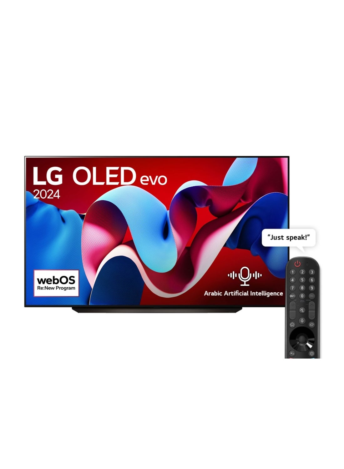 83 Inch OLED evo C4 4K OLED83C46LA Black