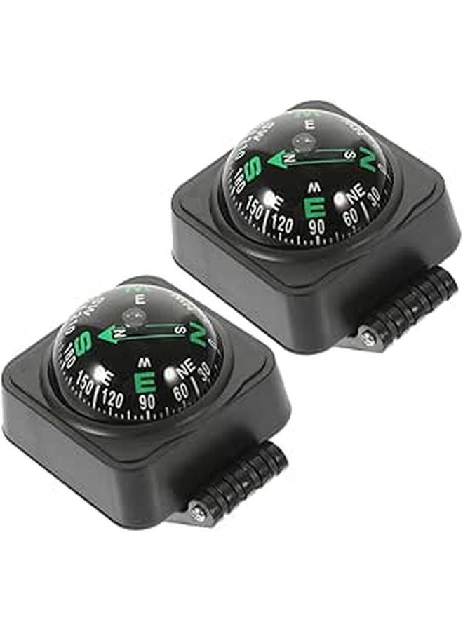 2Pcs Adjustable Dashboard Compass Ball For Car…