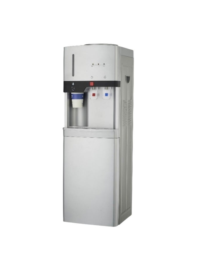 Compare Tornado Water Dispenser with Cup Holder Top Loading with Bottom Cabinet Hot & Cold 2 Taps Silver TWDL3CHES TWDL3CHES silver at KSA Price