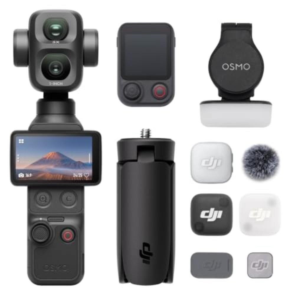 Osmo Pocket 4P Vlog Combo Dual-Lens Vlog Camera…