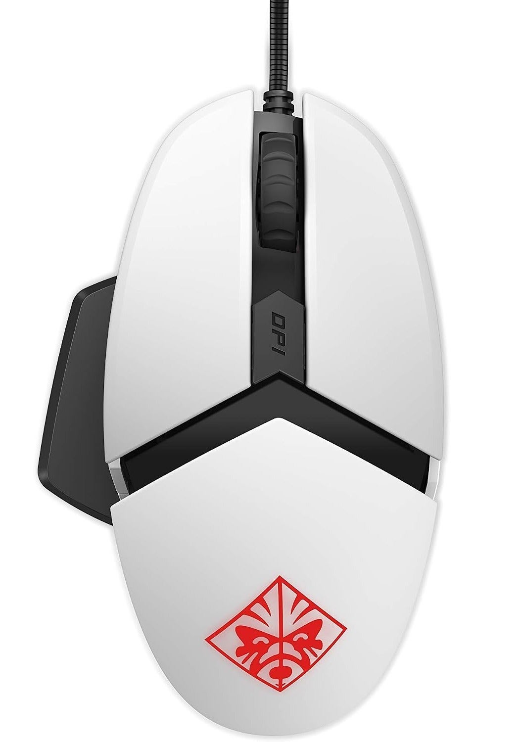 Compare OMEN Reactor Wired Gaming Mouse, 16000 DPI Optical Sensor, 6 Programmable Buttons, RGB Lighting, 1000Hz, USB, Adjustable Palm Rest, White at KSA Price