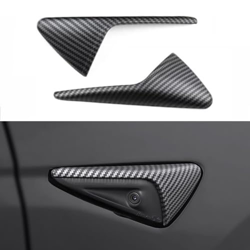 Compare Suleto Side Camera Cover HW30 Compatible with Tesla Model 3Y Turn Signal Side Camera Wrap Cover ABS Sticker Decoration for Model 3Y 20172024 Side Camera Decor Cover ProtectionMatte Carbon Fiber at KSA Price