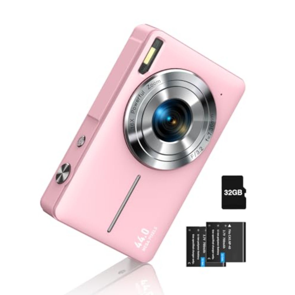 Digital Camera FHD 1080P, Camera 44MP Point and…