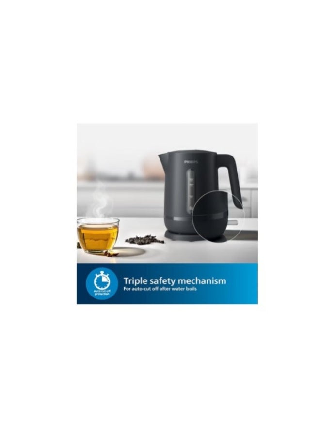 Compare 1000 Series Electric Kettle Concealed,Stainless Steel Heating Element.BoilDry Protection For Safety,Removable Filter For ScaleFree Water And Perfect Drinks,Cordless Kettle With 360° Pirouette Base,Spring Lid For Easy Refilling 1.7 L 2200 W HD931491 Charcoal Grey 1.7 L 2200 W HD931491 Charcoal Grey at KSA Price