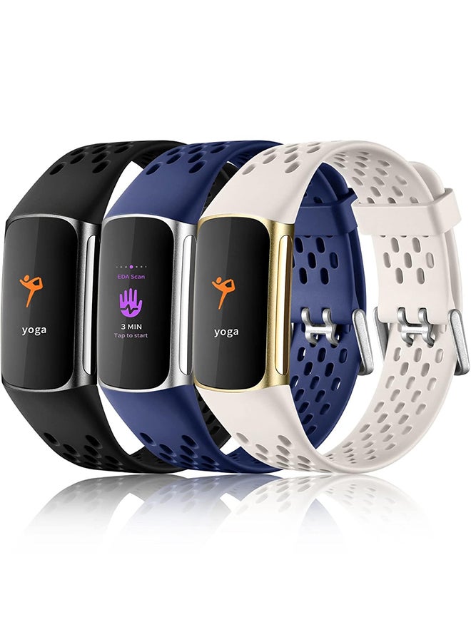 (Pack of 3) Silicone Band For Fitbit Charge…