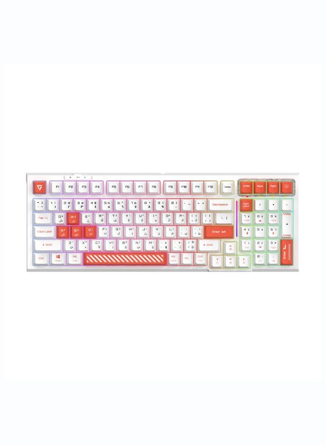 Compare GamerTek Arcade Keys V2 Mechanical Keyboard  White at KSA Price