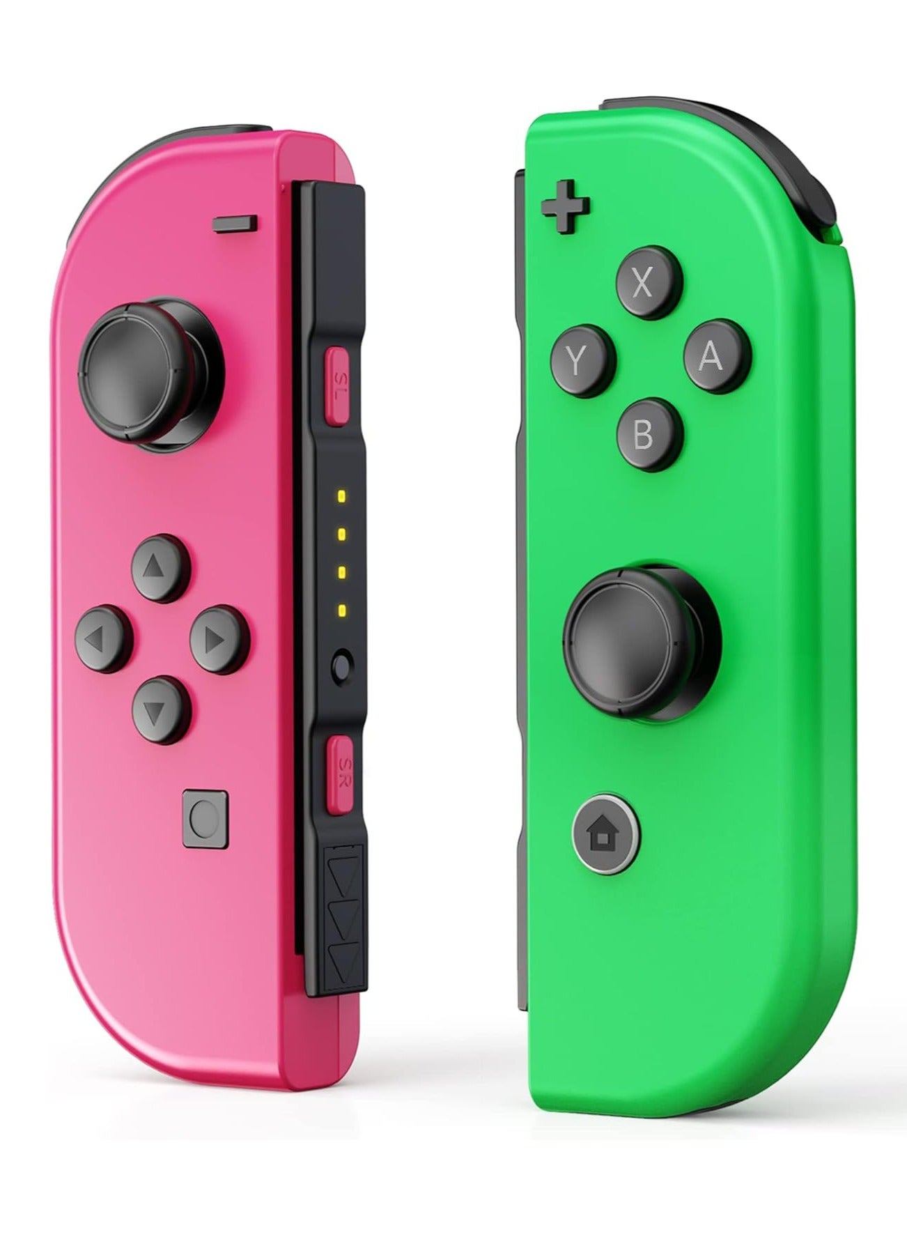 Compare Wireless Controller for Nintendo Switch, LR Controllers Replacement Compatible with Nintendo Switch  Neon PinkNeon Green at KSA Price