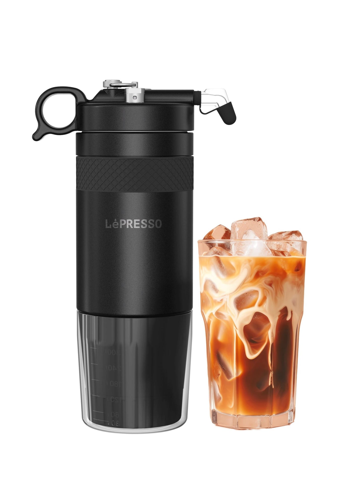 Compare Nitro Brew Cold Coffee Maker with Pressure Gauge 480mL  Nitrogen Gas Bulb Storage  Integrated Pressure Gauge  Removable Tritan Cup  Ceramic Brewing Chamber  Cold Coffee Machine  Black at KSA Price