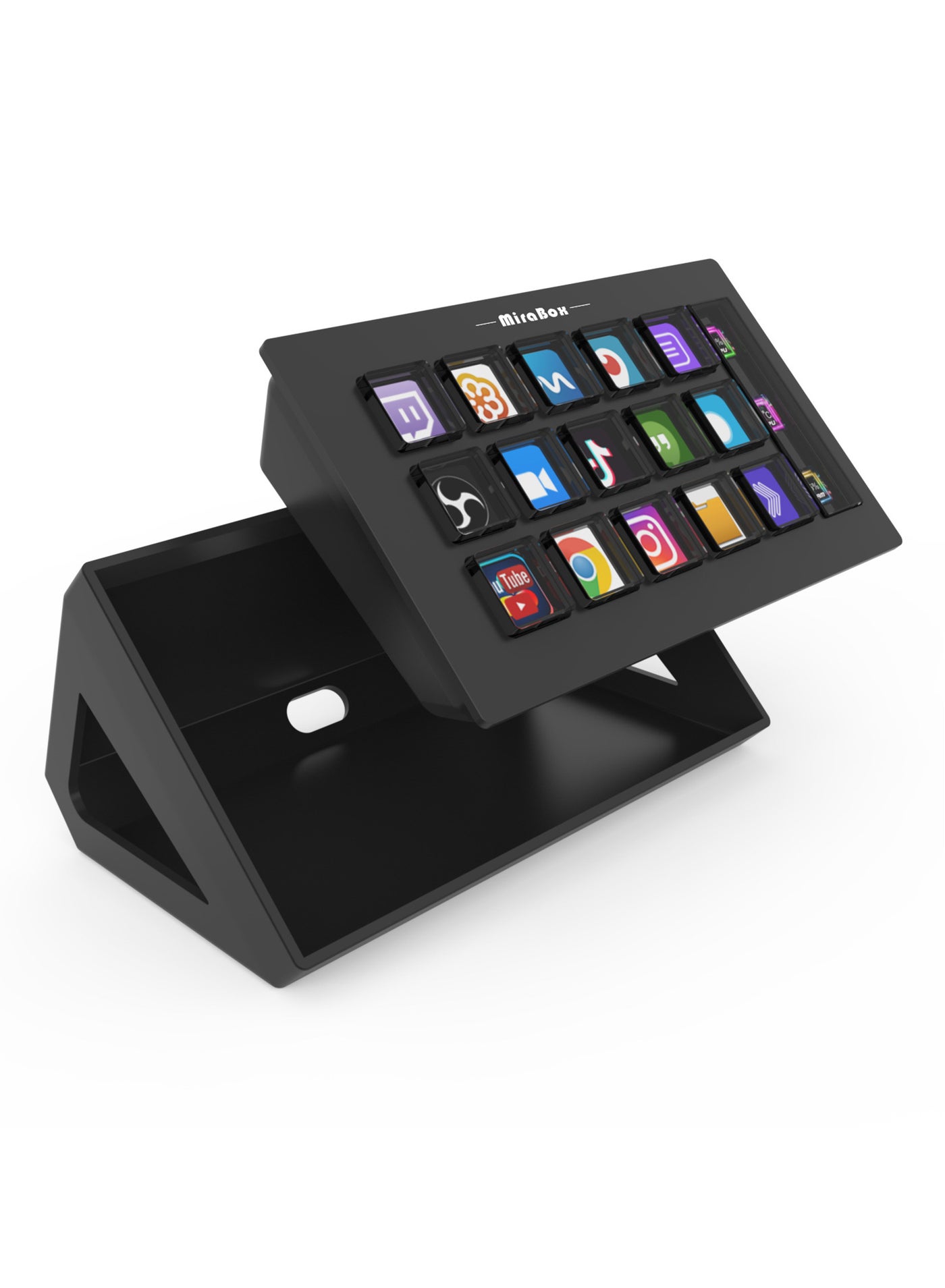 Compare Streamdeck Visual Control Console with 15 Custom Keys, Touchscreen Dial, Smart Streaming Keyboard for OBS and Workflows at KSA Price